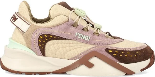 Fendi Flow Lace-Up Sneakers