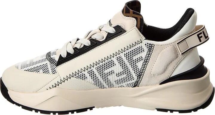 Fendi Flow Leather Sneaker - Image 2