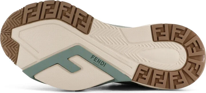 Fendi Flow Mesh And Suede Sneaers - Image 4