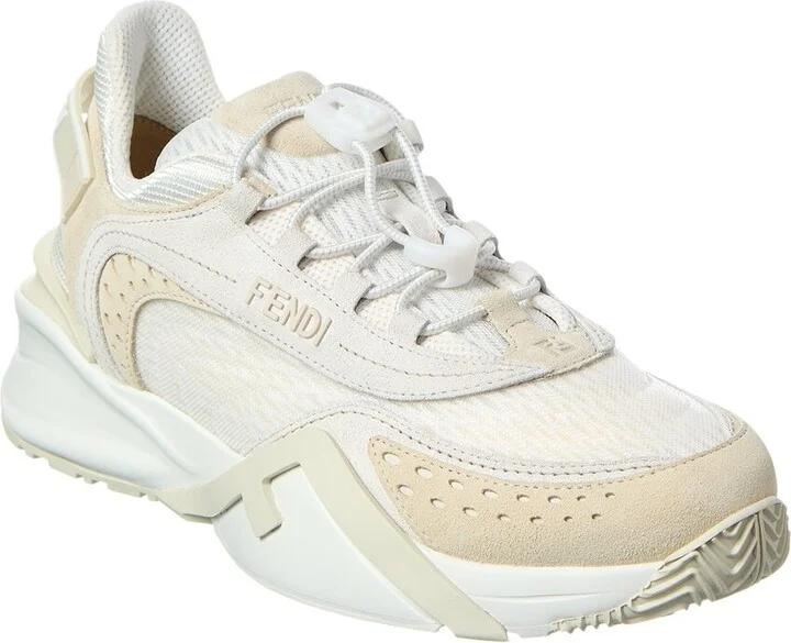 Fendi Flow Mesh & Suede Sneaker