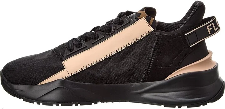 Fendi Flow Nylon & Suede Sneaker - Image 2