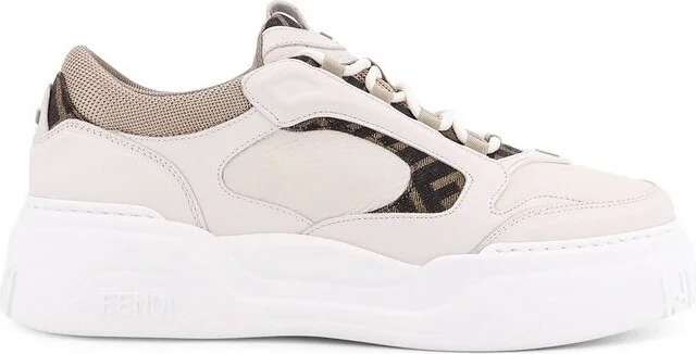 Fendi Force Lace-Up Sneakers