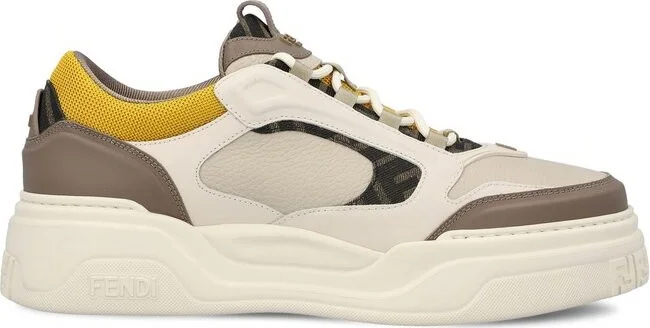 Fendi Force Lace-Up Sneakers