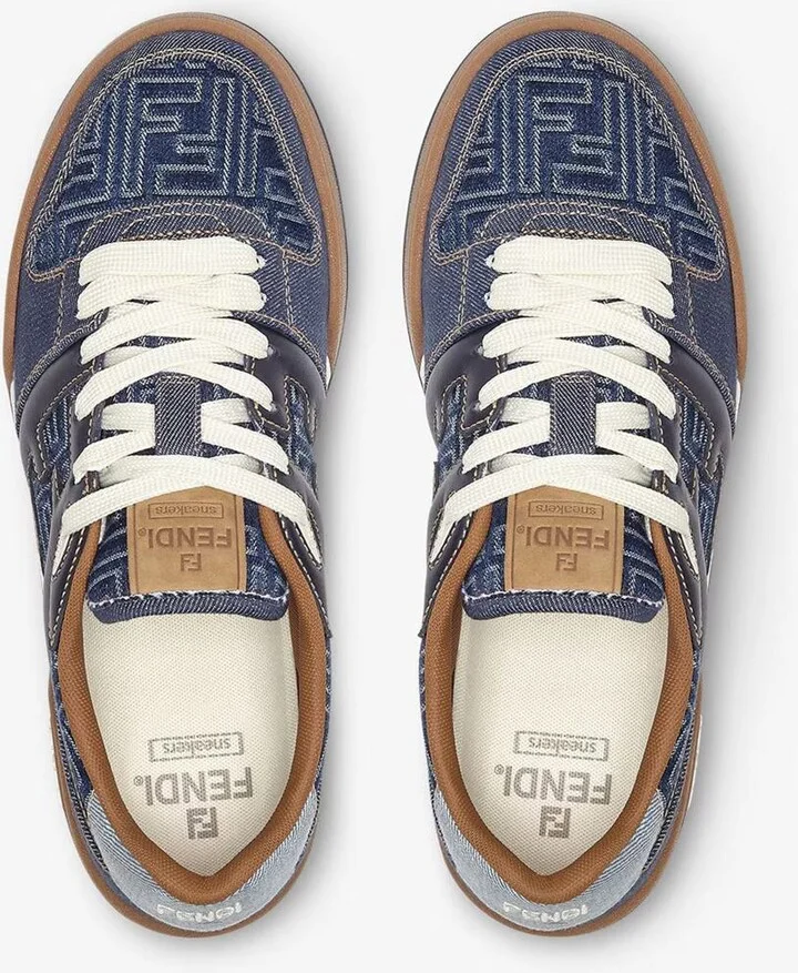 Fendi Match Denim F Shoes - Image 4
