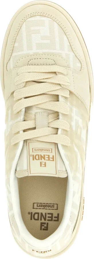 Fendi Match FF-jacquard low-top sneakers - Image 3