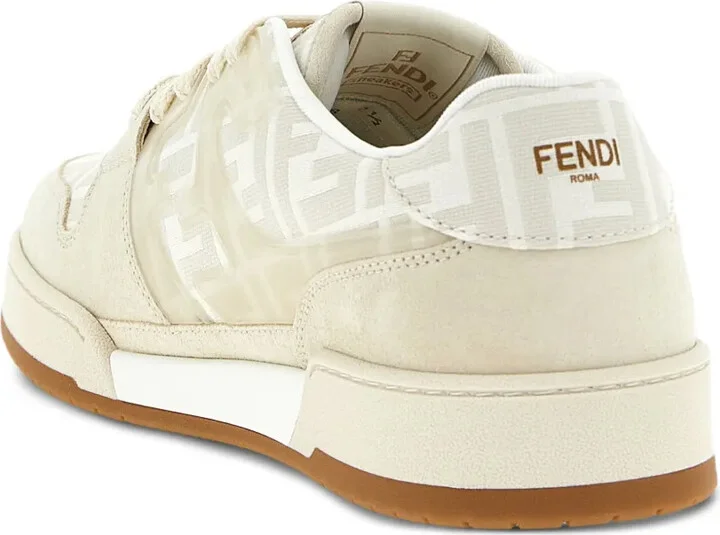Fendi Match FF-jacquard low-top sneakers - Image 4