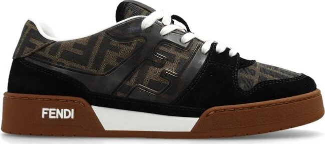 Fendi Match FF Jacquard Low-Top Sneakers