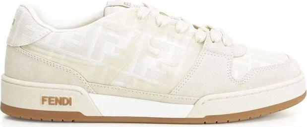 Fendi Match FF Jacquard Low-Top Sneakers