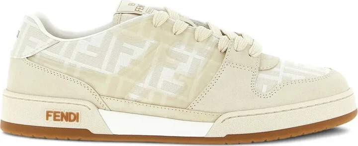 Fendi Match FF-jacquard low-top sneakers
