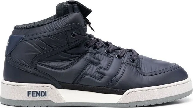 Fendi Match High-Top Sneakers