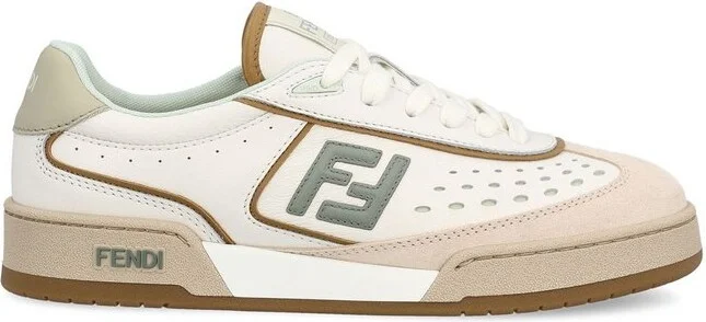 Fendi Match Lace-Up Sneakers