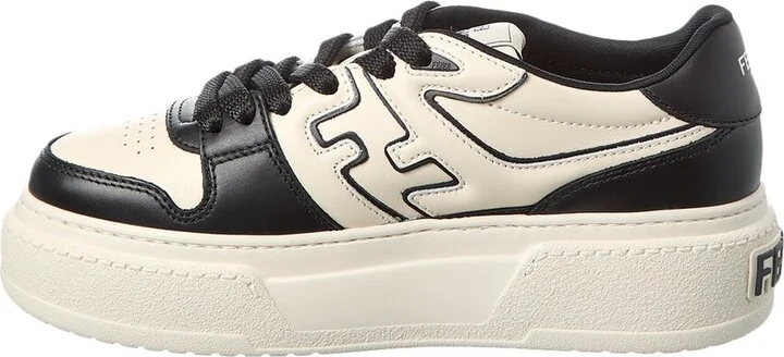 Fendi Match Leather Platform Sneaker - Image 2
