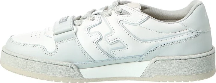 Fendi Match Leather Sneaker - Image 2