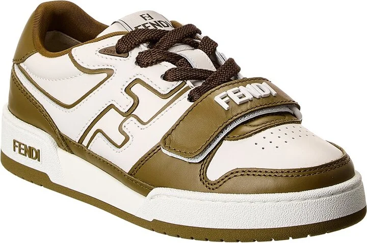 Fendi Match Leather Sneaker