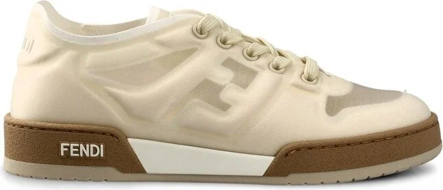 Fendi Match Mesh Low Top Sneakers