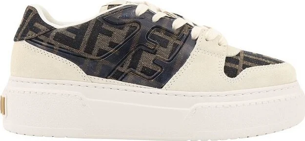 Fendi Match Panelled Low-Top Sneakers