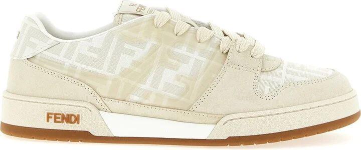 Fendi Match Sneakers Beige