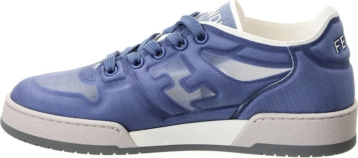 Fendi Match Suede & Mesh Sneaker - Image 2