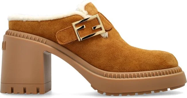 Fendi Medium-Heeled Sabots