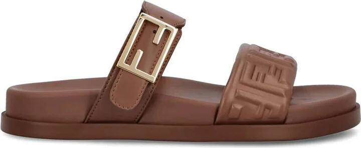 Fendi Nappa Sandalwood Shoes