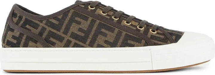 Fendi Scarpe Da Ginnastica Uomo Marroni