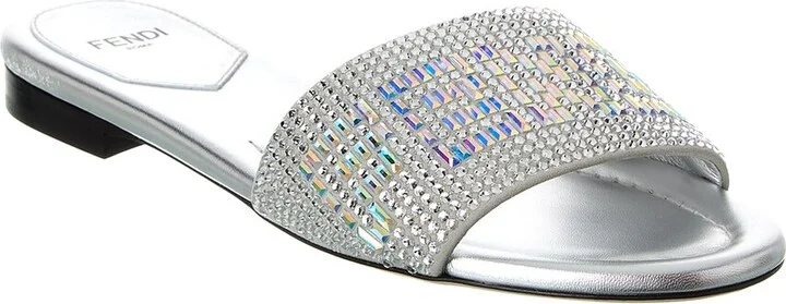 Fendi Signature Leather Sandal