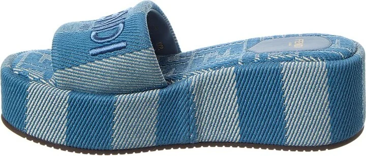 Fendi Sunshine Canvas Platform Sandal - Image 2