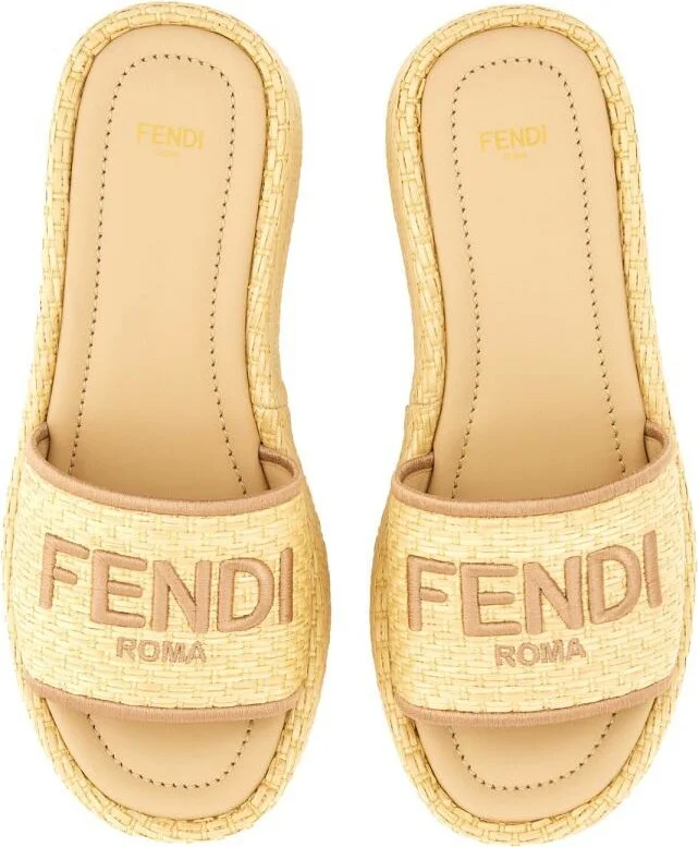 "Fendi Sunshine" Flatform Slide Sandal - Image 5