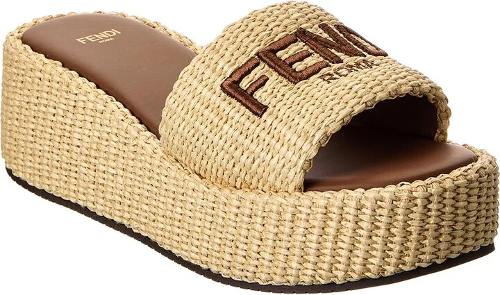Fendi Sunshine Platform Sandal