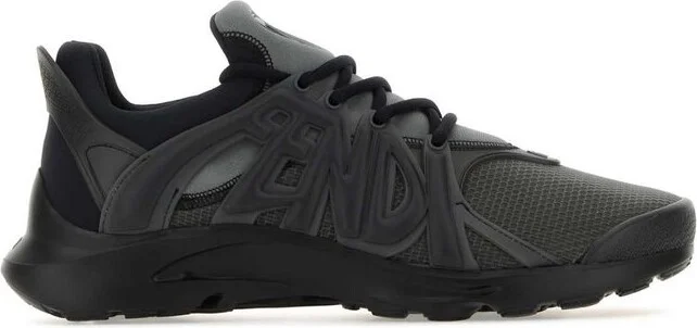 Fendi Tag Lace-Up Sneakers