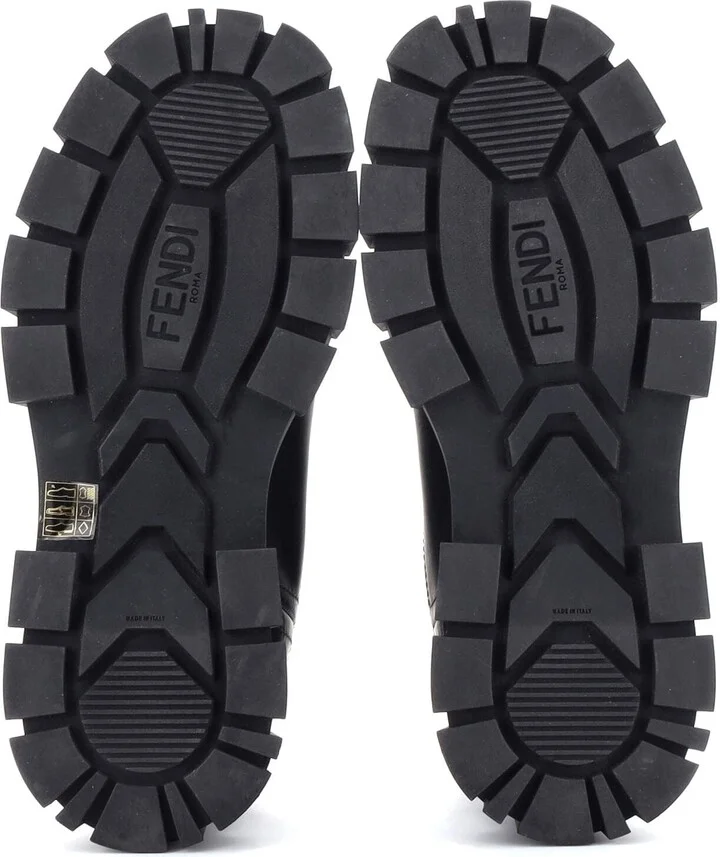 FENDI Women's Fendi Force Chelsea Boots Leather - Image 4
