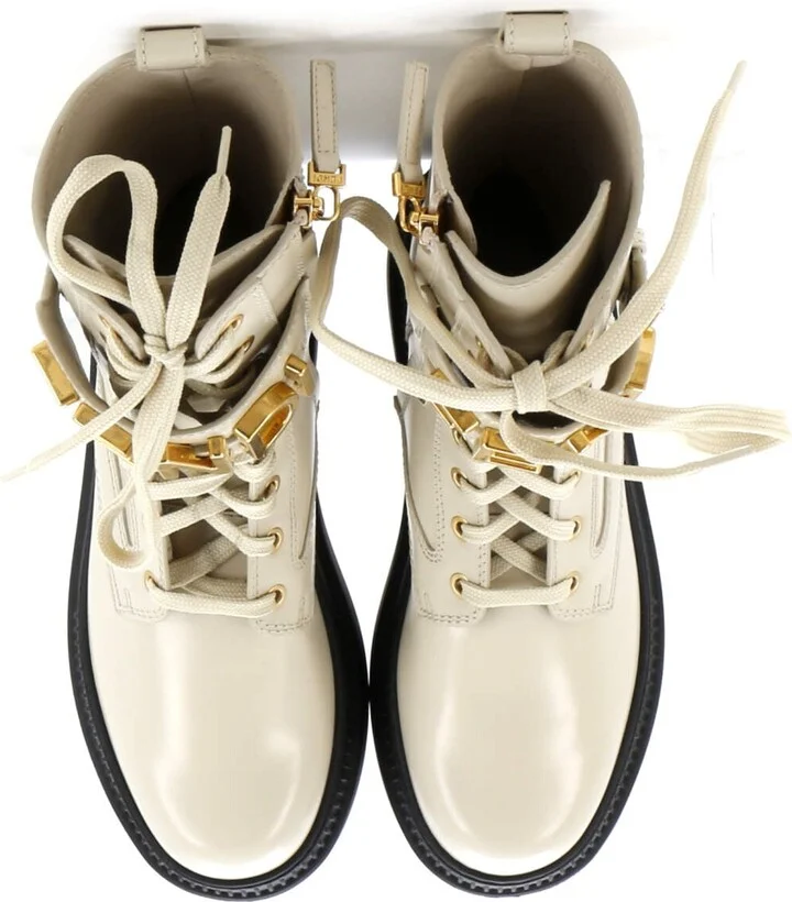 FENDI Women's Fendigraphy Biker Boots Leather - Image 2