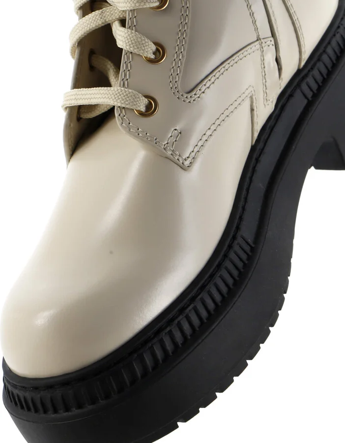 FENDI Women's Fendigraphy Biker Boots Leather - Image 5