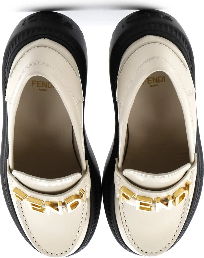 FENDI Women's Fendigraphy Lug Sole Loafers Leather - Image 2