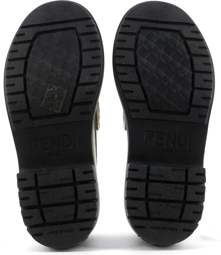 FENDI Women's Fendigraphy Lug Sole Loafers Leather - Image 4
