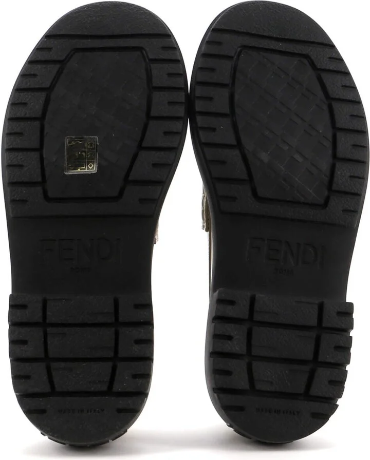 FENDI Women's Fendigraphy Lug Sole Loafers Leather - Image 4