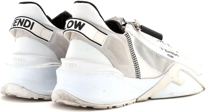FENDI Women's Flow Low-Top Sneakers Mixed Materials - Image 3