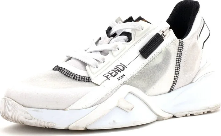 FENDI Women's Flow Low-Top Sneakers Mixed Materials