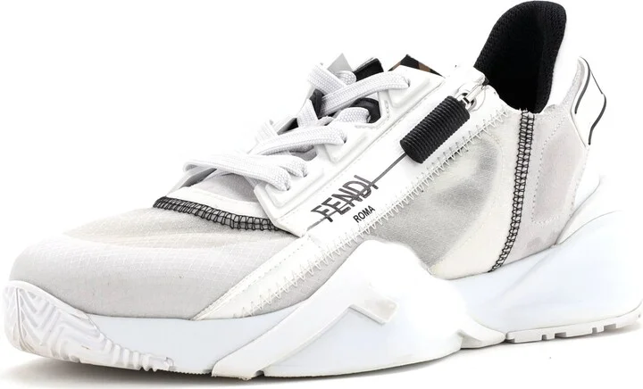 FENDI Women's Flow Low-Top Sneakers Mixed Materials