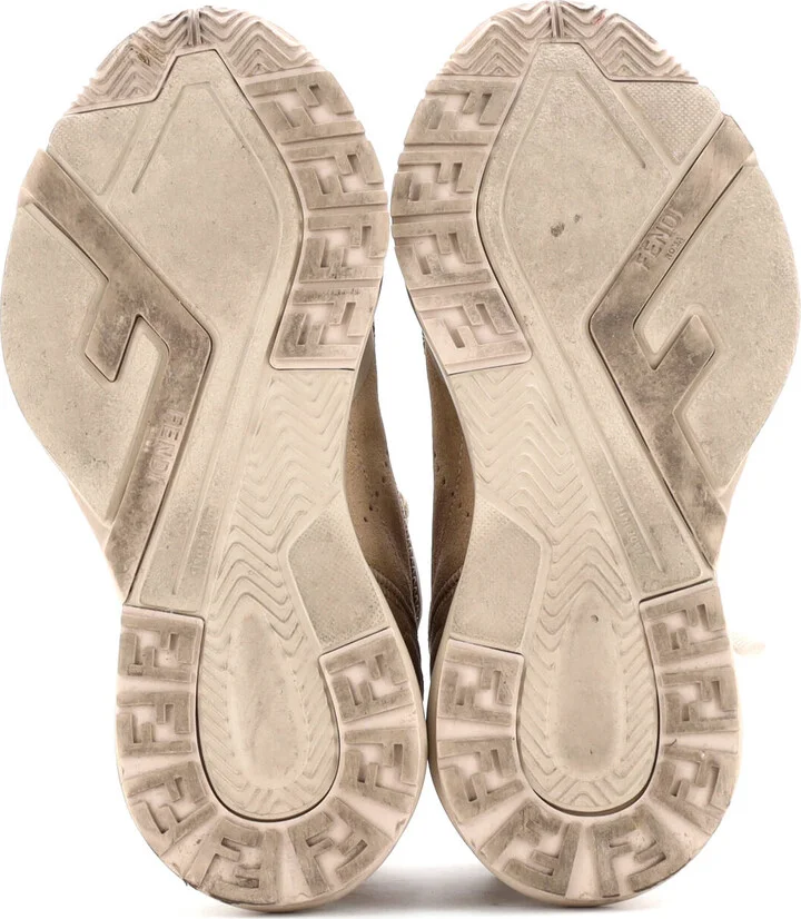 FENDI Women's Flow Sneakers Mixed Materials - Image 4