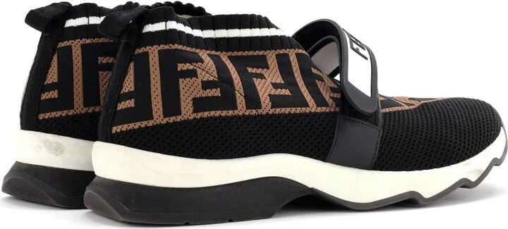 FENDI Women's Rockoko Sneakers Knit Fabric - Image 3