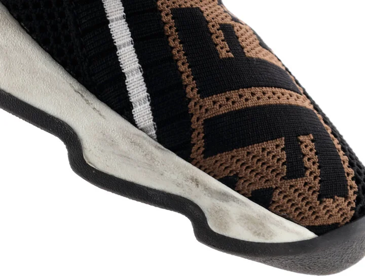 FENDI Women's Rockoko Sneakers Knit Fabric - Image 6