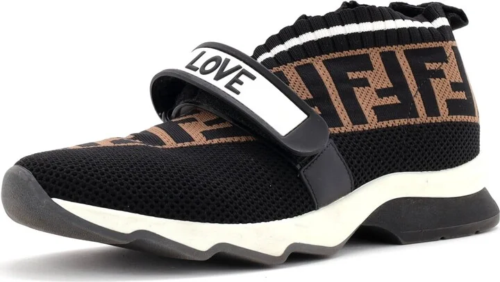 FENDI Women's Rockoko Sneakers Knit Fabric