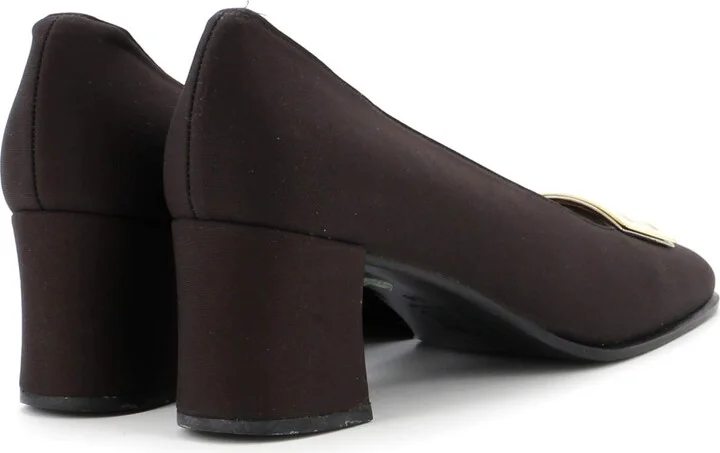 FENDI Women's Vintage FF Pumps Canvas - Image 3