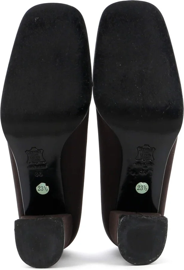 FENDI Women's Vintage FF Pumps Canvas - Image 4
