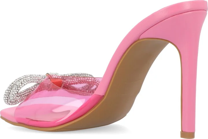 Fenella Embellished Clear Strap Stiletto Sandal - Image 2