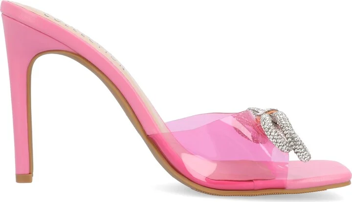 Fenella Embellished Clear Strap Stiletto Sandal - Image 3