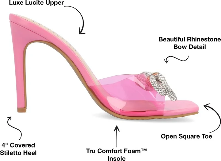 Fenella Embellished Clear Strap Stiletto Sandal - Image 8