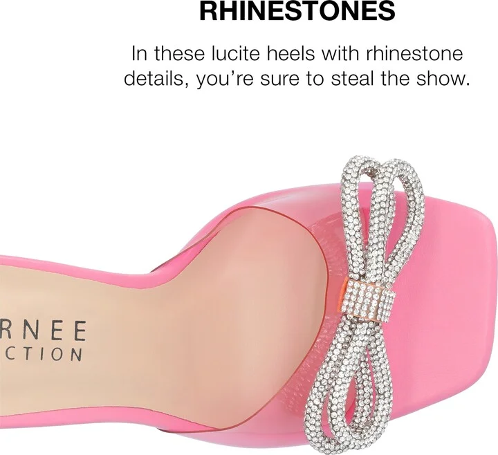 Fenella Embellished Clear Strap Stiletto Sandal - Image 9