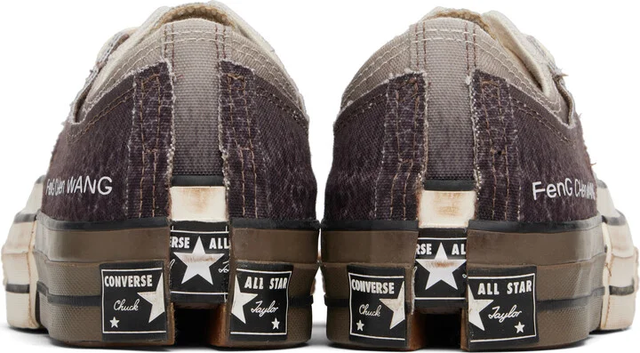 Feng Chen Wang Brown Converse Edition 2-in-1 Chuck 70 Sneakers - Image 2